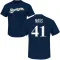 Youth Milwaukee Brewers Joe Ross Navy Roster T-Shirt